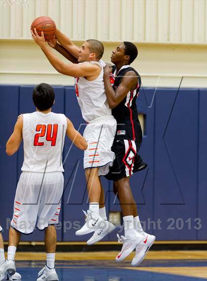 Thumbnail 3 in Brandeis vs. Churchill (NISD Boys Basketball Tournament) photogallery.