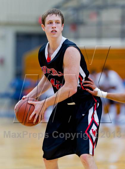 Thumbnail 2 in Brandeis vs. Churchill (NISD Boys Basketball Tournament) photogallery.