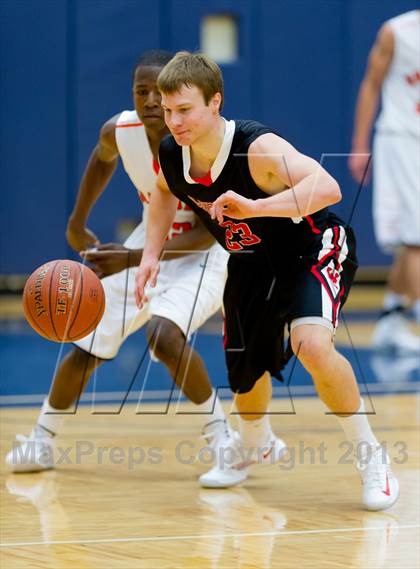 Thumbnail 1 in Brandeis vs. Churchill (NISD Boys Basketball Tournament) photogallery.