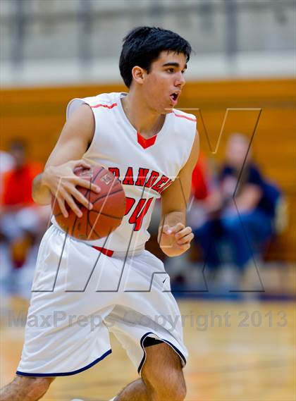 Thumbnail 3 in Brandeis vs. Churchill (NISD Boys Basketball Tournament) photogallery.
