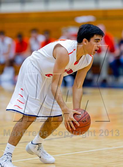 Thumbnail 1 in Brandeis vs. Churchill (NISD Boys Basketball Tournament) photogallery.
