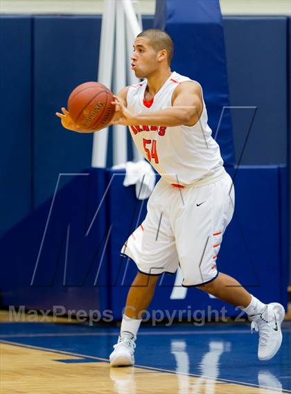 Thumbnail 1 in Brandeis vs. Churchill (NISD Boys Basketball Tournament) photogallery.