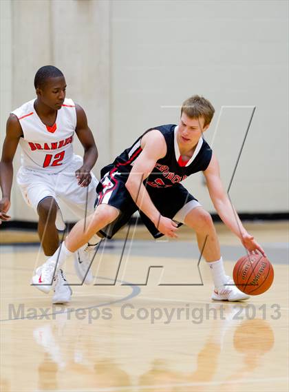 Thumbnail 1 in Brandeis vs. Churchill (NISD Boys Basketball Tournament) photogallery.