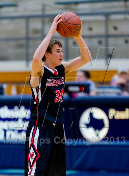 Thumbnail 3 in Brandeis vs. Churchill (NISD Boys Basketball Tournament) photogallery.