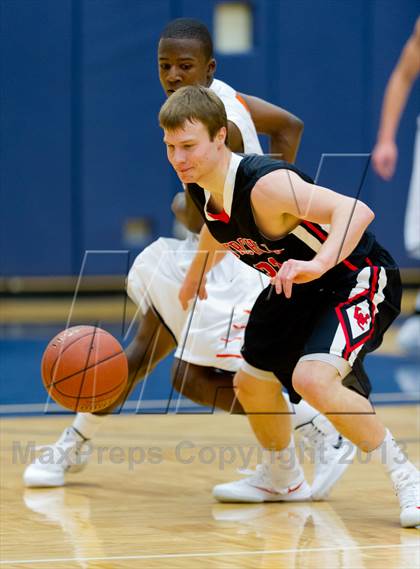 Thumbnail 3 in Brandeis vs. Churchill (NISD Boys Basketball Tournament) photogallery.