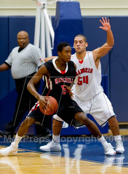 Thumbnail 1 in Brandeis vs. Churchill (NISD Boys Basketball Tournament) photogallery.