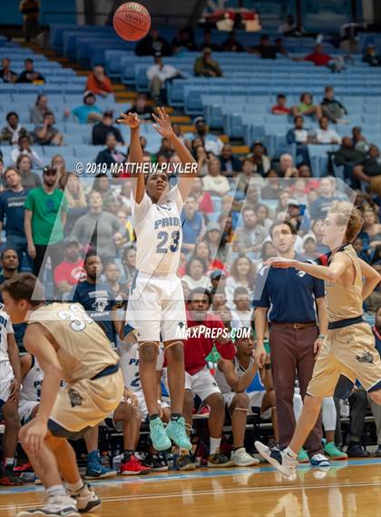 Thumbnail 2 in Bishop McGuinness vs. Henderson Collegiate (NCHSAA 1A Final) photogallery.