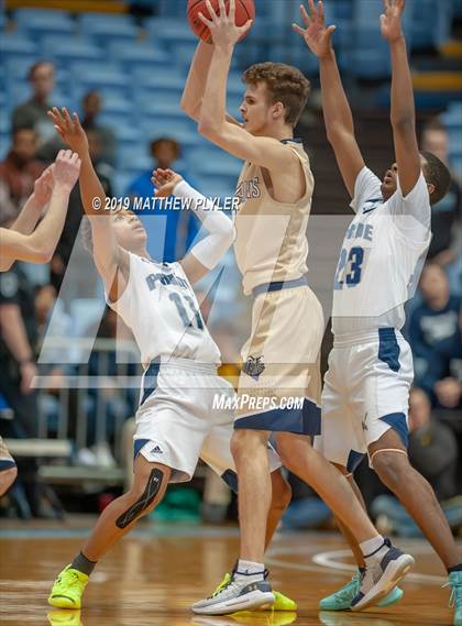 Thumbnail 3 in Bishop McGuinness vs. Henderson Collegiate (NCHSAA 1A Final) photogallery.