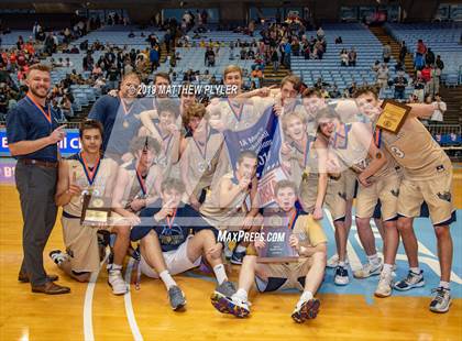Thumbnail 1 in Bishop McGuinness vs. Henderson Collegiate (NCHSAA 1A Final) photogallery.