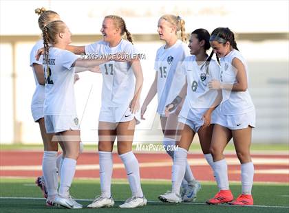Thumbnail 2 in Cedar Park @ Boerne (UIL 5A Girls Soccer Bi-District Playoff) photogallery.