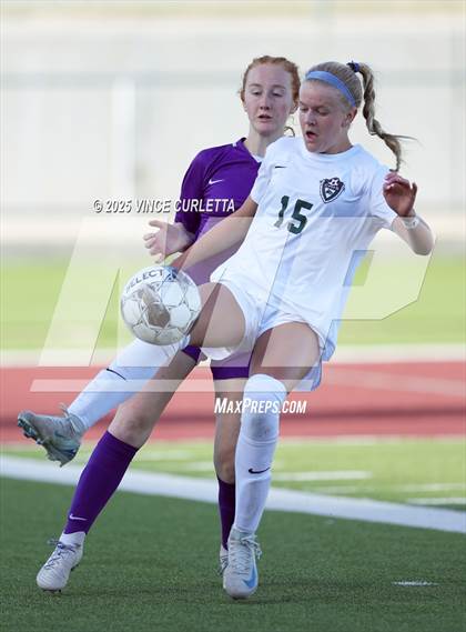 Thumbnail 1 in Cedar Park @ Boerne (UIL 5A Girls Soccer Bi-District Playoff) photogallery.
