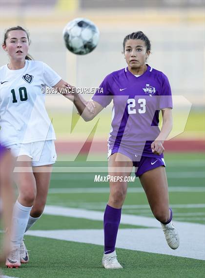 Thumbnail 1 in Cedar Park @ Boerne (UIL 5A Girls Soccer Bi-District Playoff) photogallery.