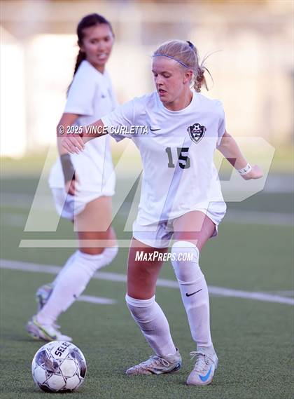 Thumbnail 2 in Cedar Park @ Boerne (UIL 5A Girls Soccer Bi-District Playoff) photogallery.