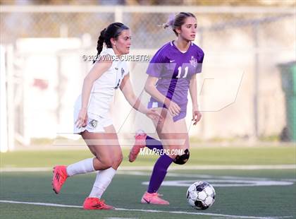 Thumbnail 2 in Cedar Park @ Boerne (UIL 5A Girls Soccer Bi-District Playoff) photogallery.