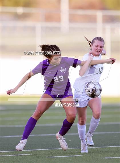 Thumbnail 1 in Cedar Park @ Boerne (UIL 5A Girls Soccer Bi-District Playoff) photogallery.