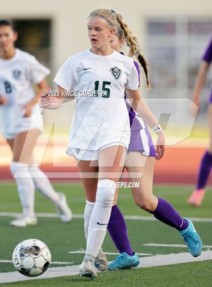 Thumbnail 2 in Cedar Park @ Boerne (UIL 5A Girls Soccer Bi-District Playoff) photogallery.