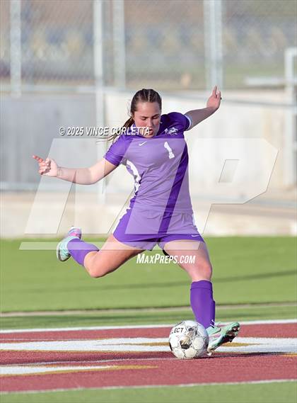 Thumbnail 2 in Cedar Park @ Boerne (UIL 5A Girls Soccer Bi-District Playoff) photogallery.