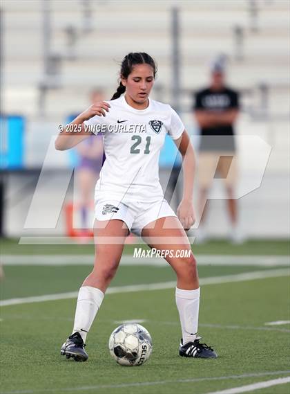 Thumbnail 2 in Cedar Park @ Boerne (UIL 5A Girls Soccer Bi-District Playoff) photogallery.