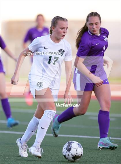 Thumbnail 2 in Cedar Park @ Boerne (UIL 5A Girls Soccer Bi-District Playoff) photogallery.