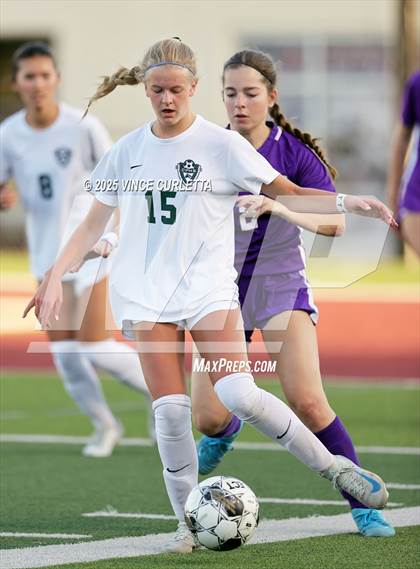 Thumbnail 2 in Cedar Park @ Boerne (UIL 5A Girls Soccer Bi-District Playoff) photogallery.