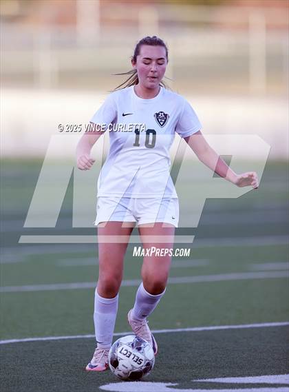 Thumbnail 2 in Cedar Park @ Boerne (UIL 5A Girls Soccer Bi-District Playoff) photogallery.