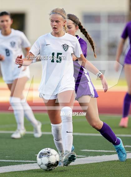 Thumbnail 1 in Cedar Park @ Boerne (UIL 5A Girls Soccer Bi-District Playoff) photogallery.