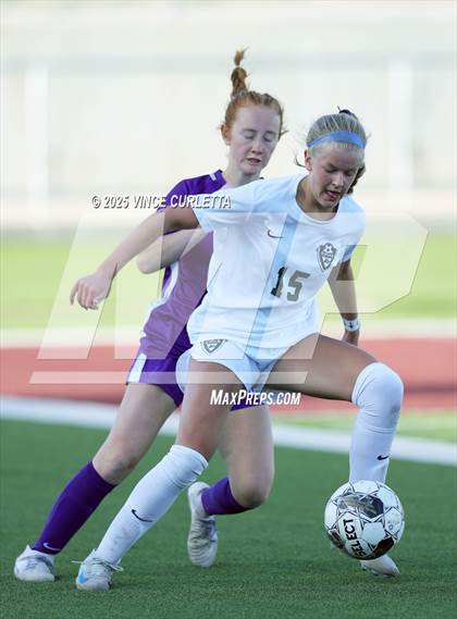Thumbnail 3 in Cedar Park @ Boerne (UIL 5A Girls Soccer Bi-District Playoff) photogallery.
