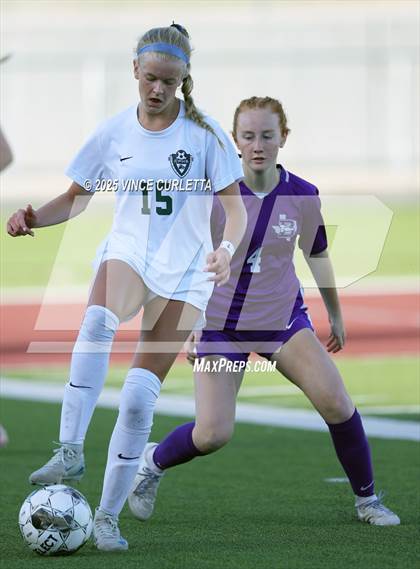Thumbnail 1 in Cedar Park @ Boerne (UIL 5A Girls Soccer Bi-District Playoff) photogallery.