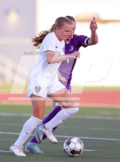 Thumbnail 2 in Cedar Park @ Boerne (UIL 5A Girls Soccer Bi-District Playoff) photogallery.