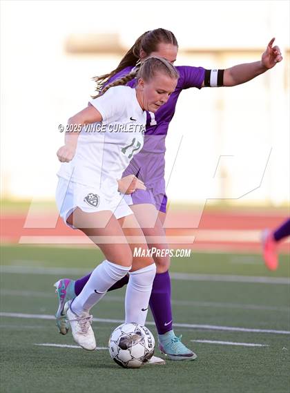 Thumbnail 2 in Cedar Park @ Boerne (UIL 5A Girls Soccer Bi-District Playoff) photogallery.