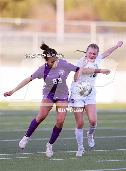 Thumbnail 3 in Cedar Park @ Boerne (UIL 5A Girls Soccer Bi-District Playoff) photogallery.