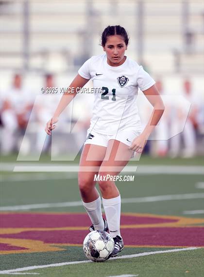 Thumbnail 2 in Cedar Park @ Boerne (UIL 5A Girls Soccer Bi-District Playoff) photogallery.