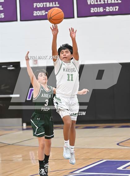 Thumbnail 2 in  Arete Prep vs. Tuba City (ALA Coyotes Basketball Invitational) photogallery.