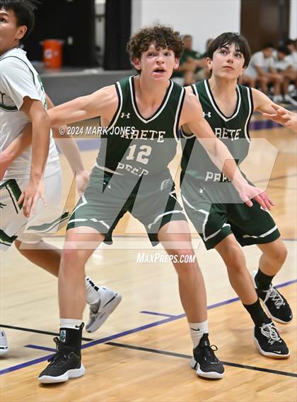 Thumbnail 1 in  Arete Prep vs. Tuba City (ALA Coyotes Basketball Invitational) photogallery.