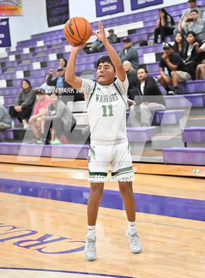 Thumbnail 3 in  Arete Prep vs. Tuba City (ALA Coyotes Basketball Invitational) photogallery.