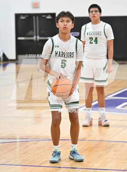 Thumbnail 3 in  Arete Prep vs. Tuba City (ALA Coyotes Basketball Invitational) photogallery.