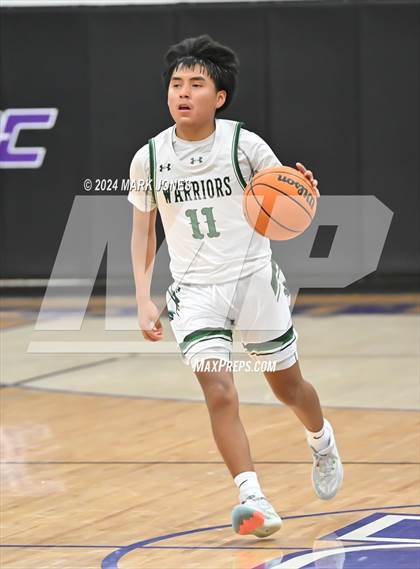 Thumbnail 3 in  Arete Prep vs. Tuba City (ALA Coyotes Basketball Invitational) photogallery.