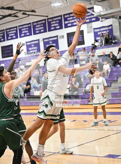 Thumbnail 3 in  Arete Prep vs. Tuba City (ALA Coyotes Basketball Invitational) photogallery.