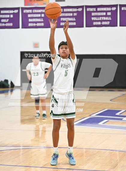 Thumbnail 1 in  Arete Prep vs. Tuba City (ALA Coyotes Basketball Invitational) photogallery.