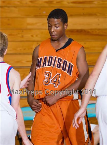 Thumbnail 1 in Madison [James] vs Westlake (McDonald's Texas Invitational) photogallery.