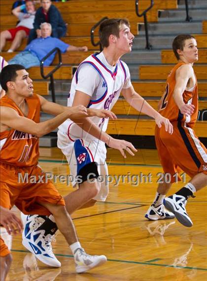 Thumbnail 2 in Madison [James] vs Westlake (McDonald's Texas Invitational) photogallery.