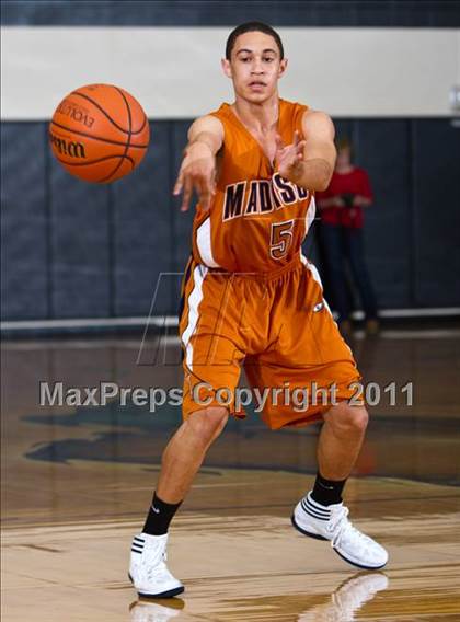 Thumbnail 2 in Madison [James] vs Westlake (McDonald's Texas Invitational) photogallery.