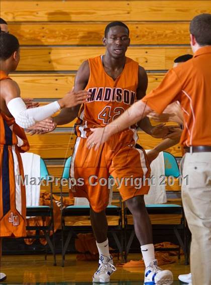 Thumbnail 2 in Madison [James] vs Westlake (McDonald's Texas Invitational) photogallery.