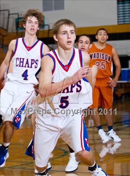 Thumbnail 2 in Madison [James] vs Westlake (McDonald's Texas Invitational) photogallery.