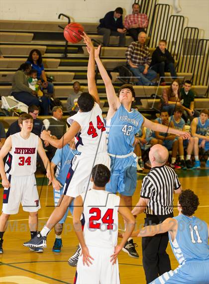 Thumbnail 2 in Jefferson vs Yorktown (Joe Cascio Holiday Classic) photogallery.