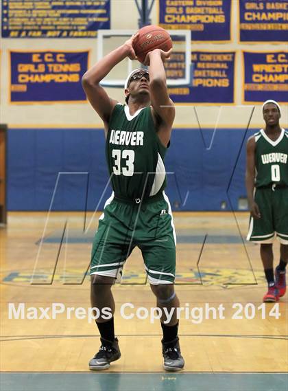 Thumbnail 1 in Weaver @ Bacon Academy (CIAC Class M Quarterfinal) photogallery.