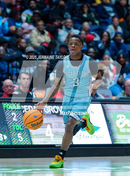 Thumbnail 3 in Sandy Creek vs. Cedar Grove (GHSA 3A FINALS) photogallery.