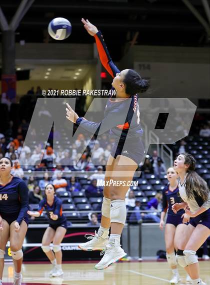 Thumbnail 3 in Brandeis vs. Bridgeland (UIL Volleyball 6A Semifinals) photogallery.