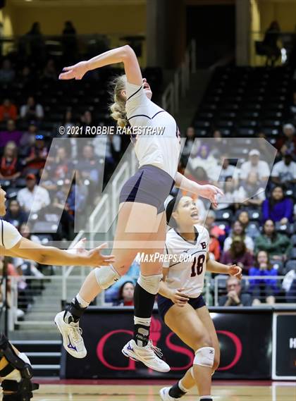 Thumbnail 3 in Brandeis vs. Bridgeland (UIL Volleyball 6A Semifinals) photogallery.
