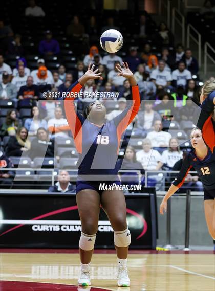 Thumbnail 2 in Brandeis vs. Bridgeland (UIL Volleyball 6A Semifinals) photogallery.